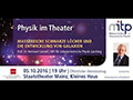 PHYSIK IM THEATER: Massereiche schwarze Löcher und die Entwicklung von Galaxien | Reinhard Gänze, LMU München 05.10.2016 