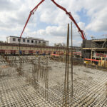 March 26, 2021- The thickness of the slab requires a large amount of rebar. (©: Stefan F. Sämmer / LBB)